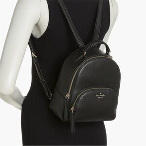 Kate Spade Jackson Street Keleigh black mini backpack all leather
